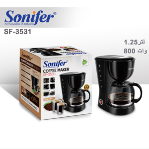 • كوفي ميكر 1.25 لتر 800 وات Sonifer
