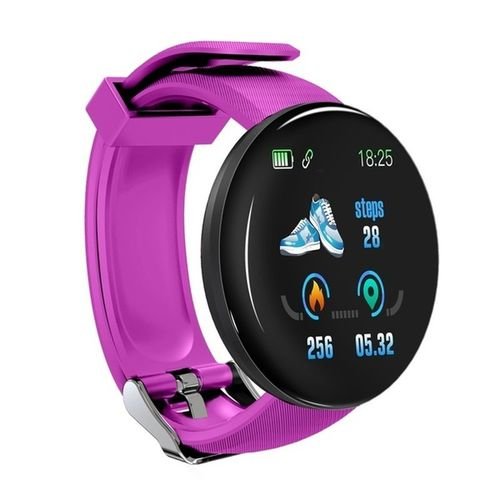 D18 Smart Watch بنفسجي - Image 4