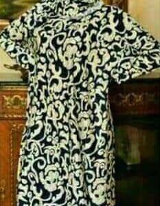 اسدال نقشة ورق شجر لون اسود