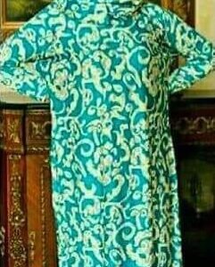اسدال نقشة ورق شجر لون لبني