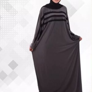 اسدال رمادي مخطط أسود