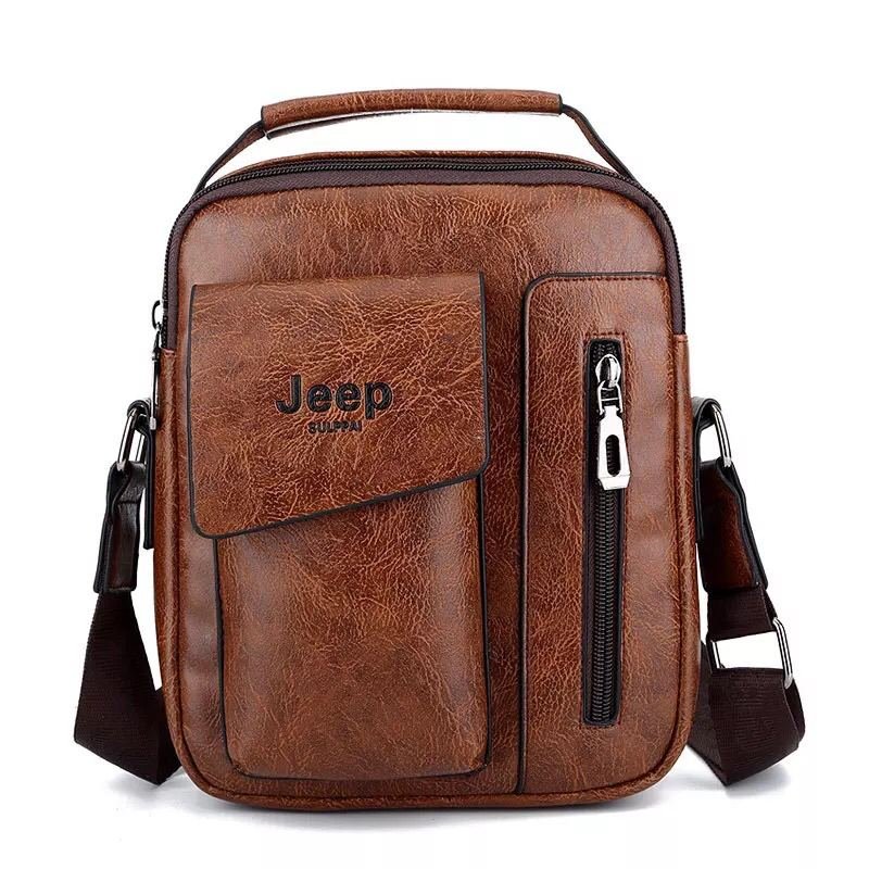 شنطة Jeep كروس لون بني - Image 2