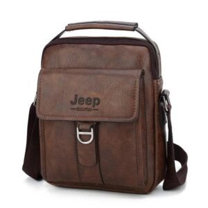 شنطة كروس كلاسيكية Jeep لون بني