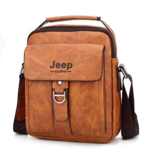 شنطة كروس كلاسيكية  Jeep لون هافان