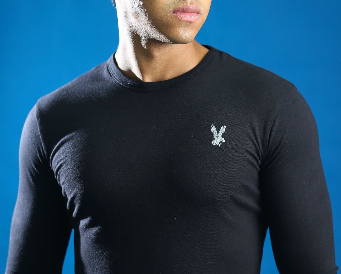 تي شيرت بكم أسود - Image 3