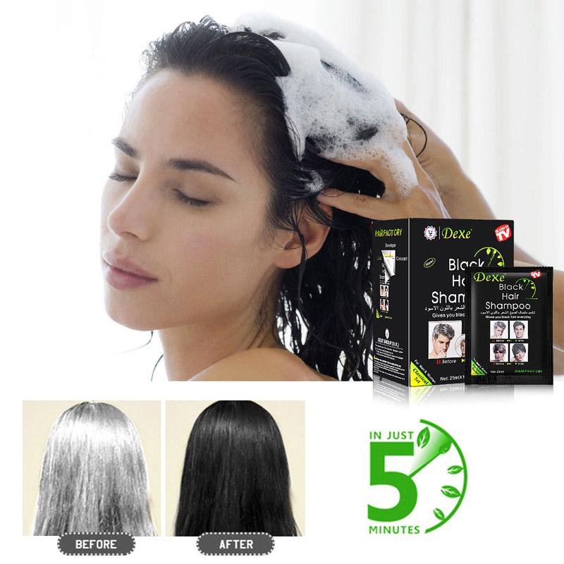 كيس شامبو Hair Factory لتغيير الشعر للون الاسود 25 مللي - Image 4