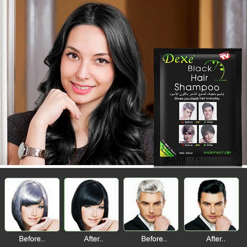 كيس شامبو Hair Factory لتغيير الشعر للون الاسود 25 مللي - Image 5