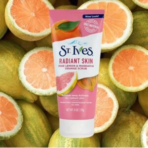 مقشر ST Ives Radiant Skin بالليمون الوردي وماندرين برتقالي