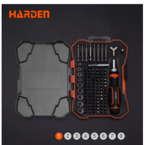 طقم مفك متكامل 108 لقمة عالي الجودة HARDEN