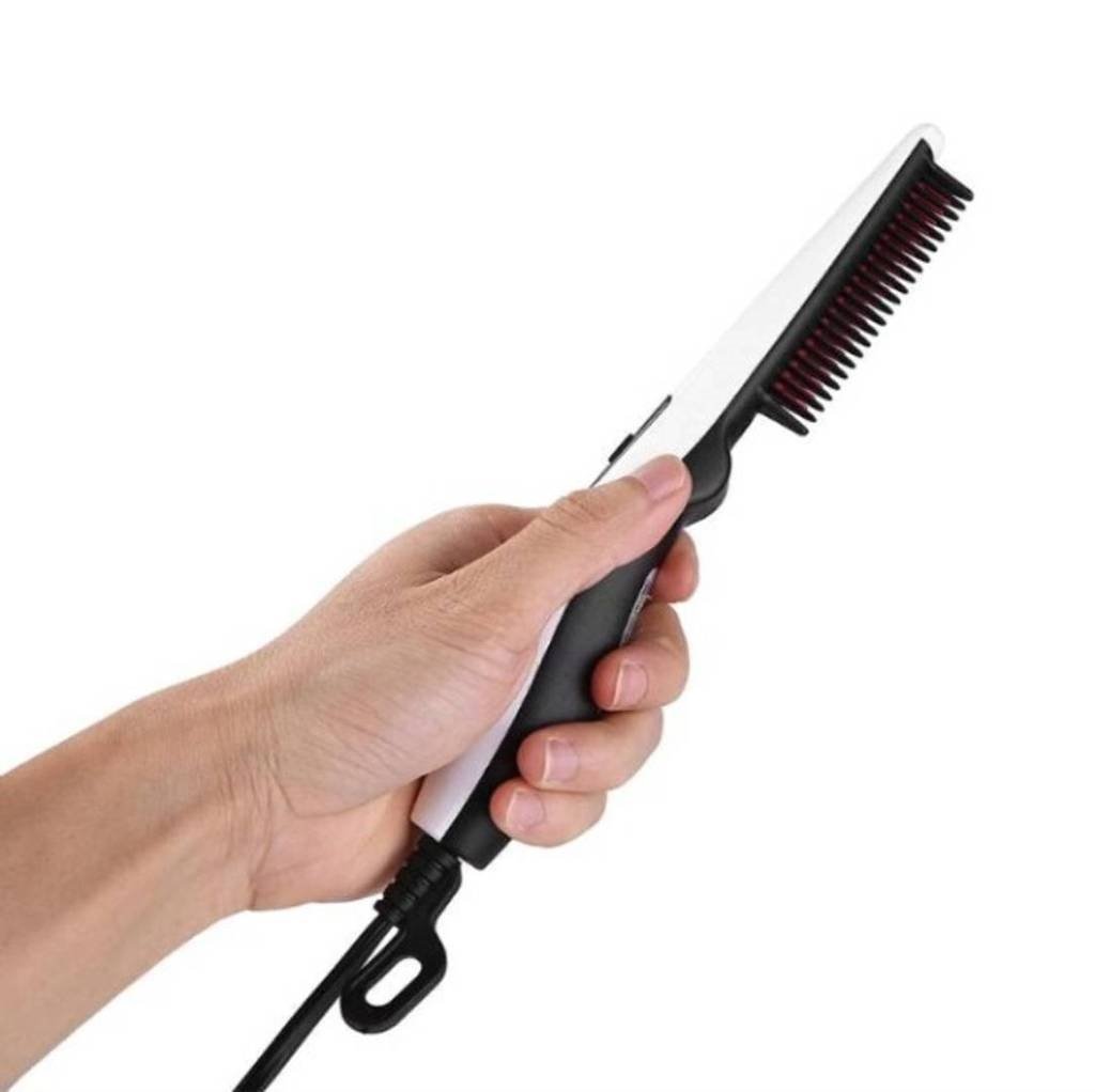 مشط الشعر StylerV2 + كراتة جلد Jeep أسود + شانيل كوكو بودي سبلاش 250 مل + حظاظة يد بقفل معدن - Image 3