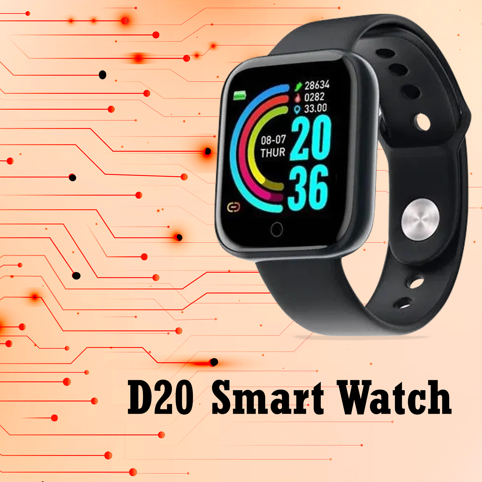D20 Smart Watch - Image 5
