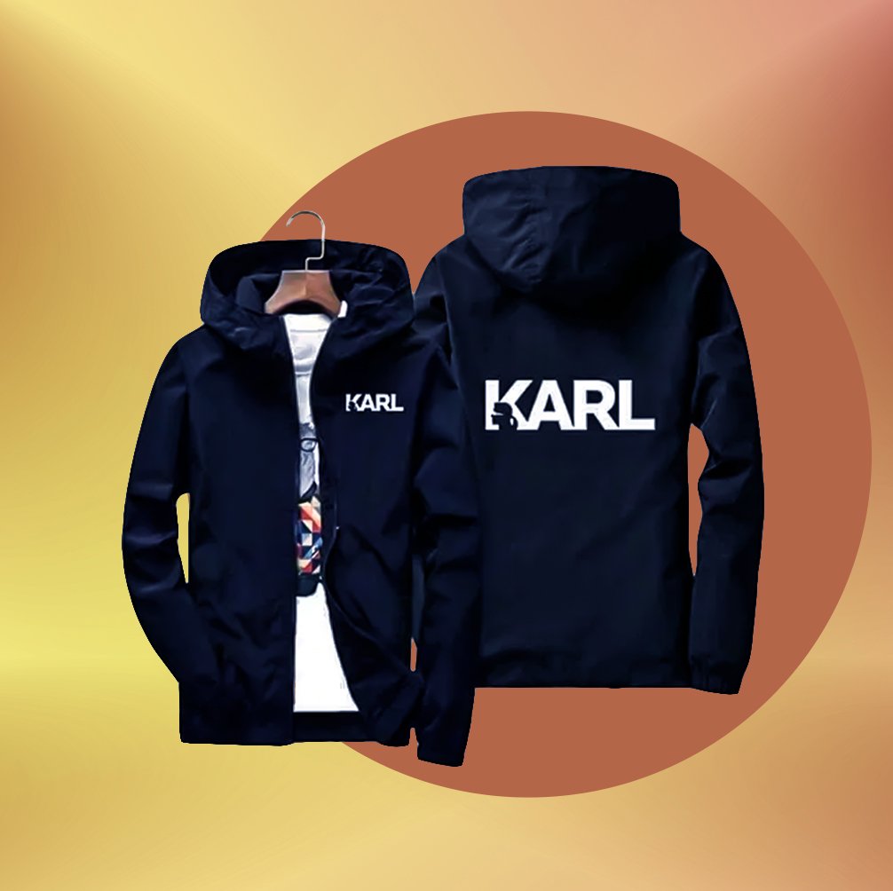 سويت شيرت Karl زيتي +سويت شيرت Karl كحلي - Image 2